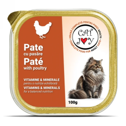 CAT JOY Pate Pasăre, 100g