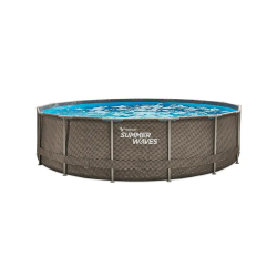 Piscina cu cadru metalic...