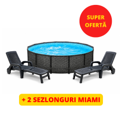 Piscina cu cadru metalic...
