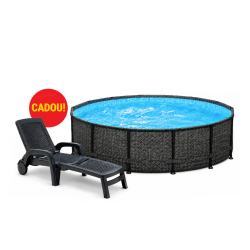 Piscina cu cadru metalic...