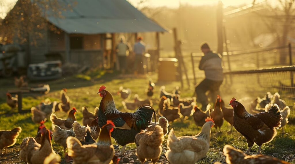 Fermă de pui free range