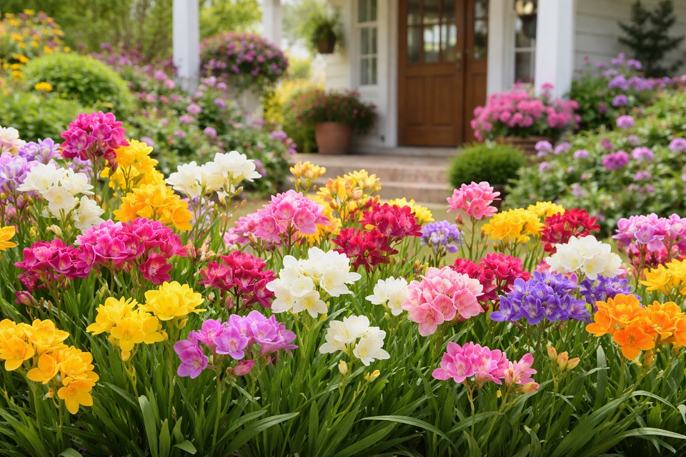 câte flori răsar dintr-un singur bulb de frezie