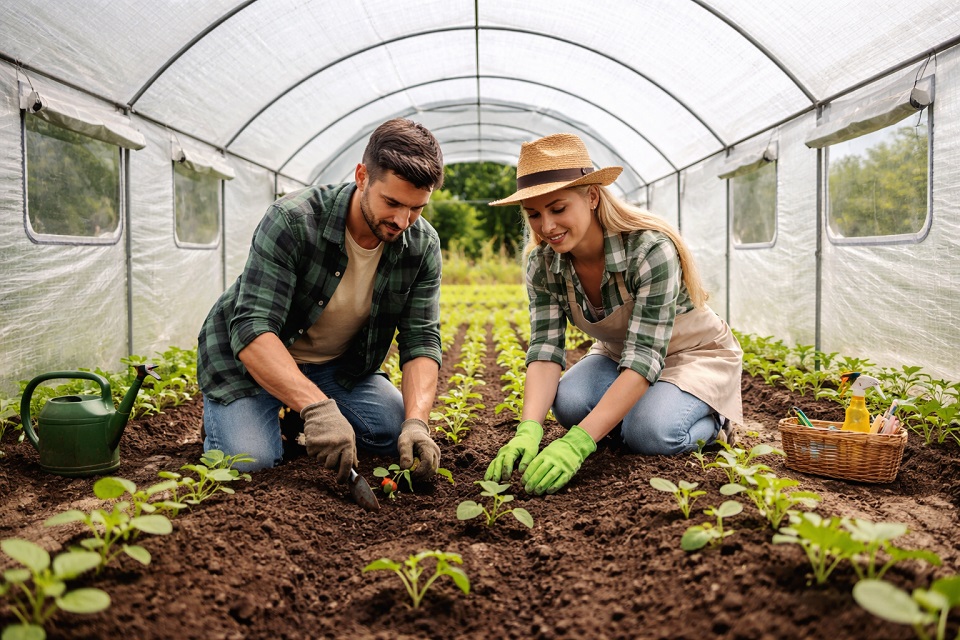 seră din polietilenă