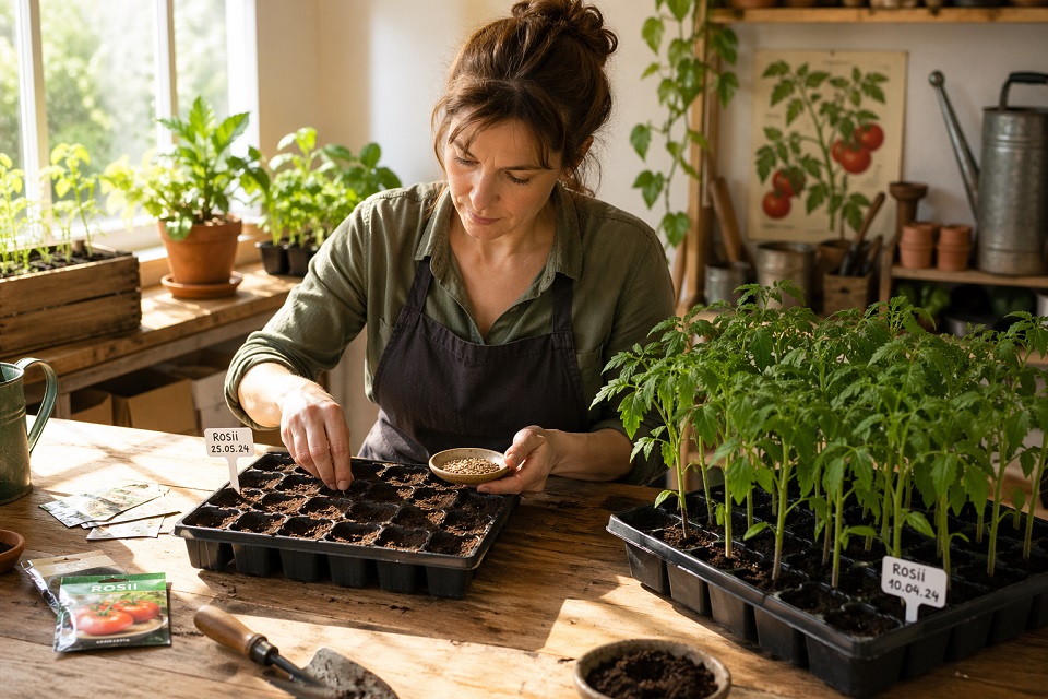 Când se plantează semințele de roșii pentru răsad