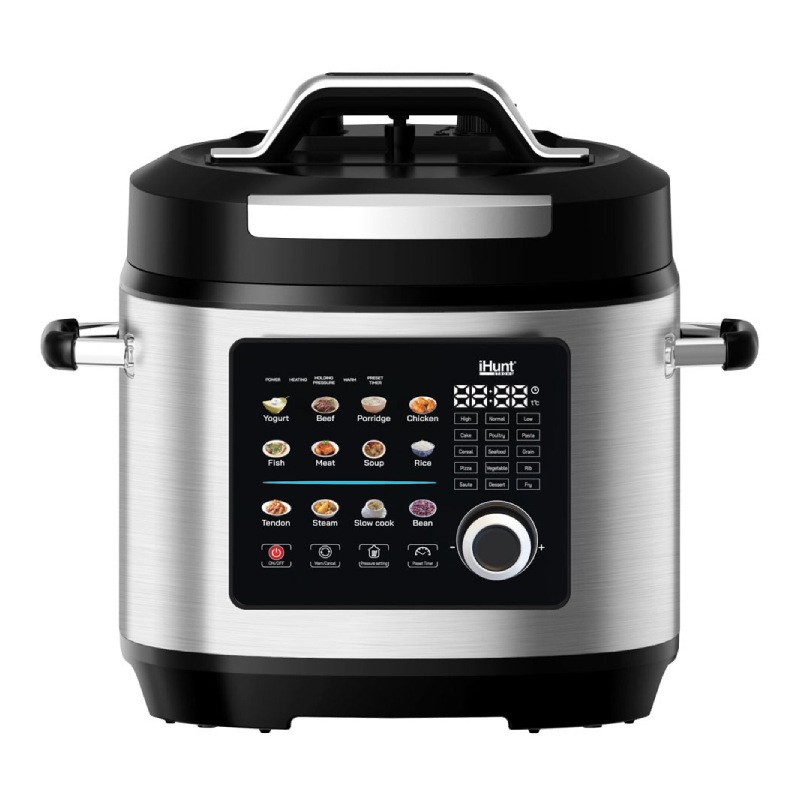 2 premii x Oala electrica sub presiune iHunt Bro Multicooker 8L Ultra